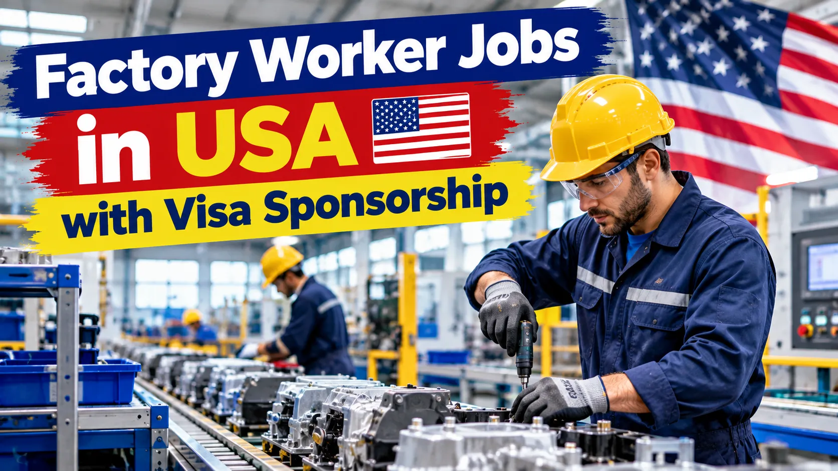 Factory Worker Jobs in USA with Visa Sponsorship