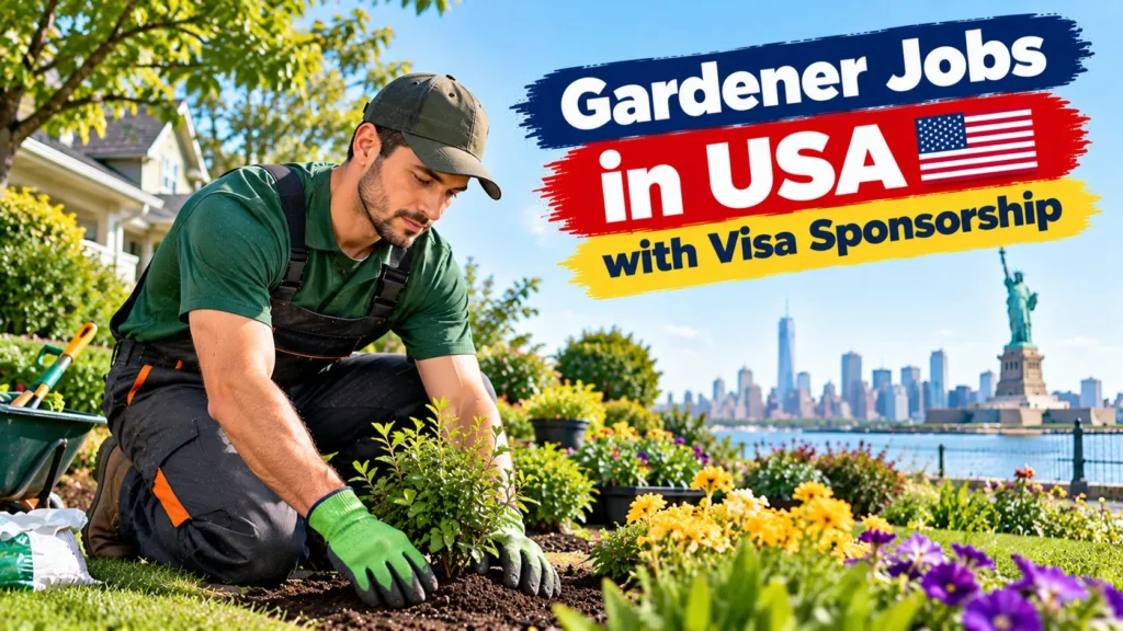 Gardener Jobs in USA with Visa Sponsorship