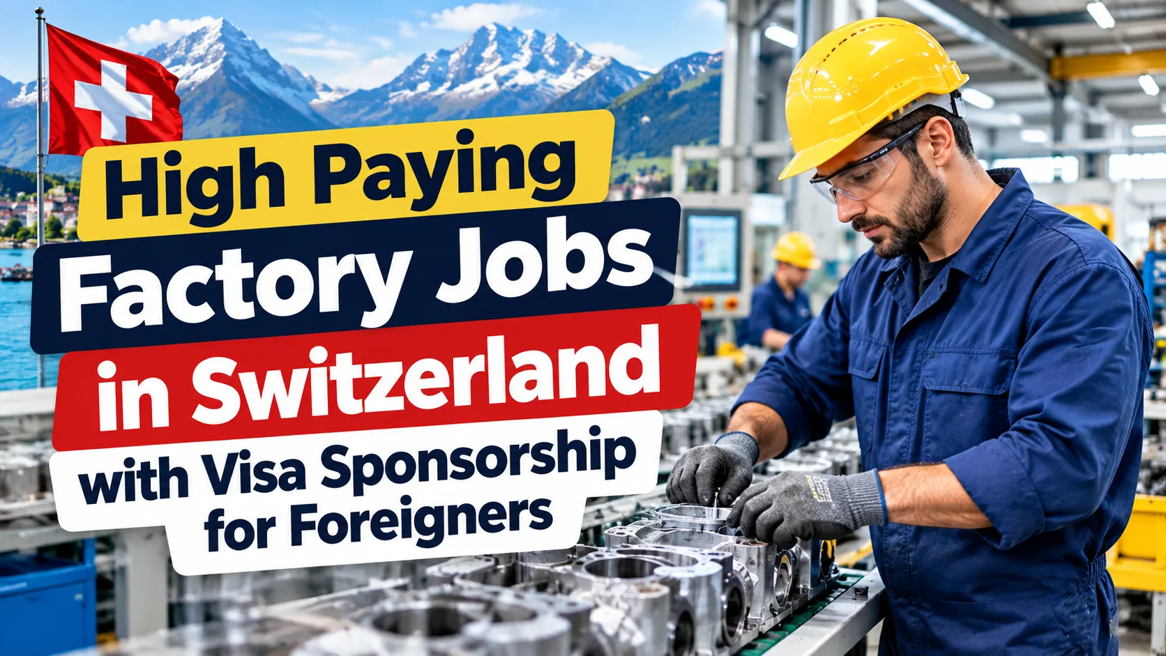 High Paying Factory Jobs in Switzerland with Visa Sponsorship for Foreigners.