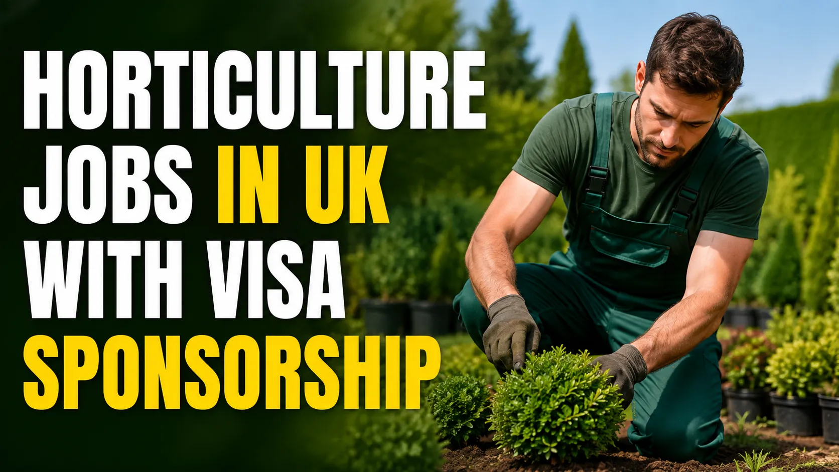 Horticulture Jobs in UK with Visa Sponsorship