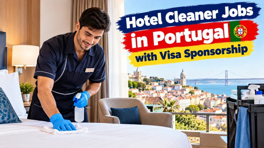 Hotel Cleaner Jobs in Portugal with Visa Sponsorship