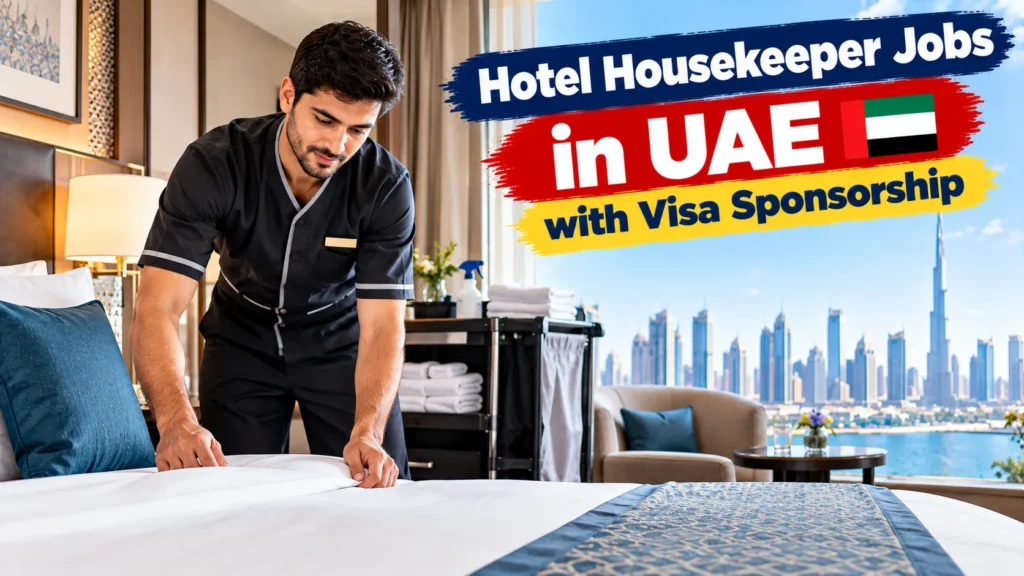 Hotel Housekeeper Jobs in UAE with Visa Sponsorship