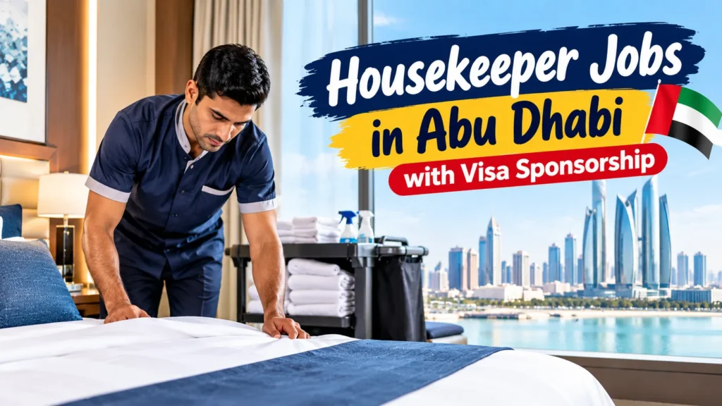 Housekeeper Jobs in Abu Dhabi with Visa Sponsorship