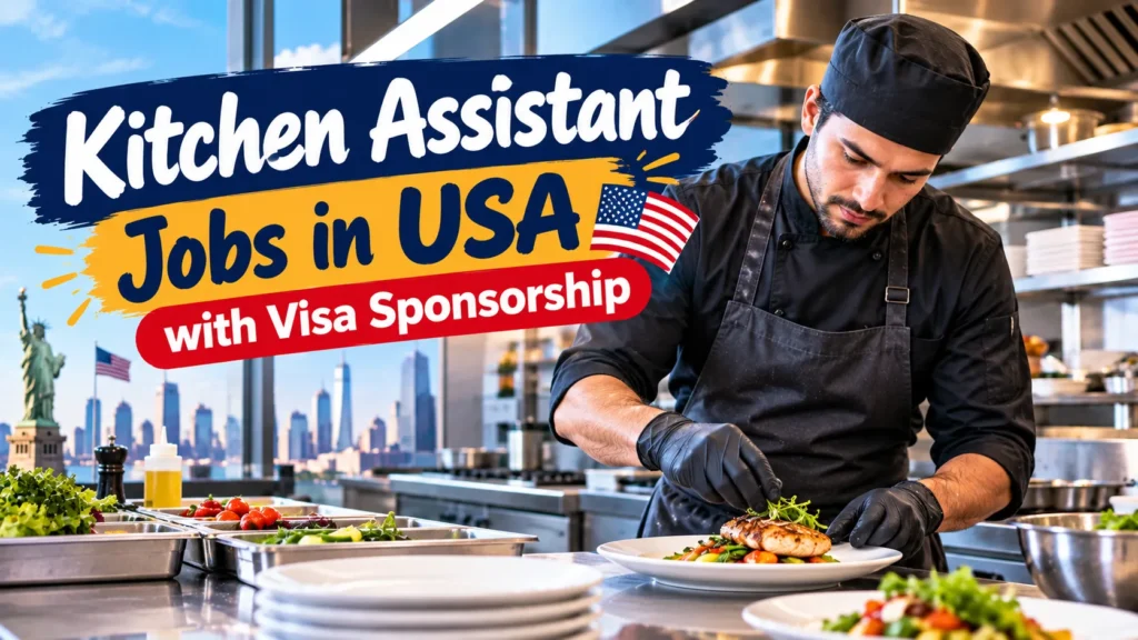 Kitchen Assistant Jobs in USA with Visa Sponsorship