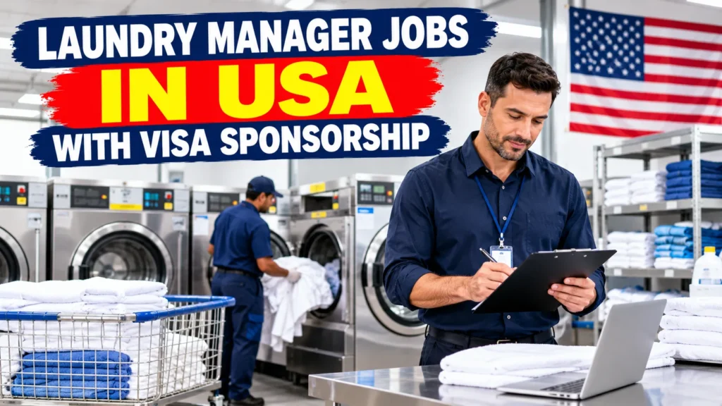 Laundry Manager Jobs in USA with Visa Sponsorship 2026