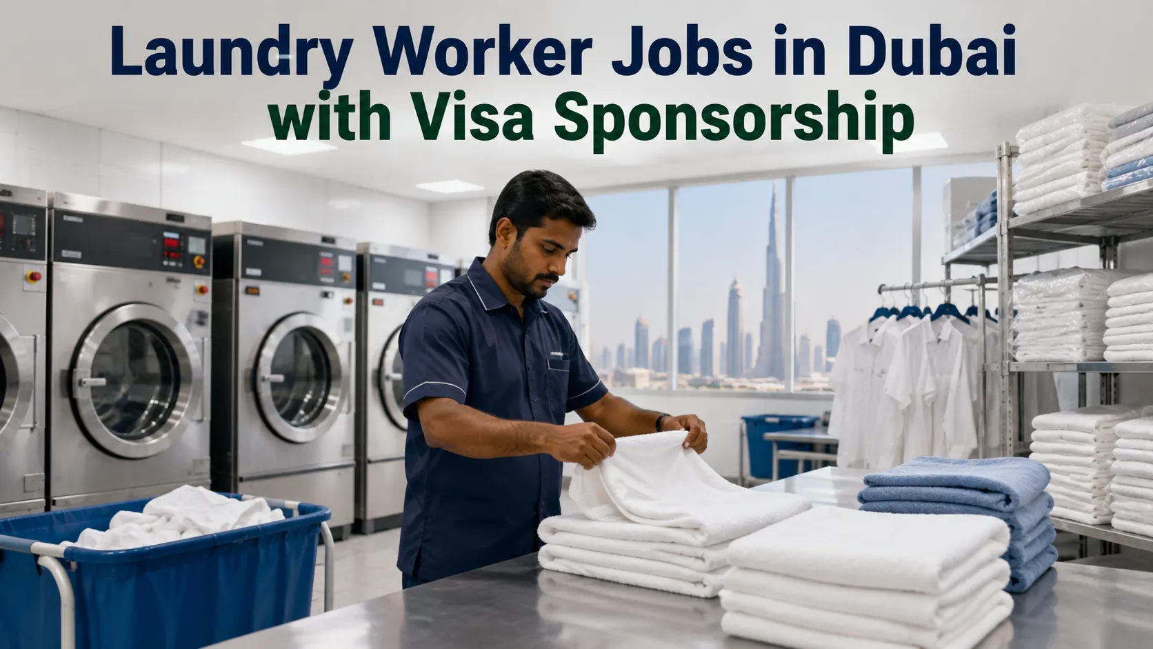 Laundry Worker Jobs in Dubai with Visa Sponsorship