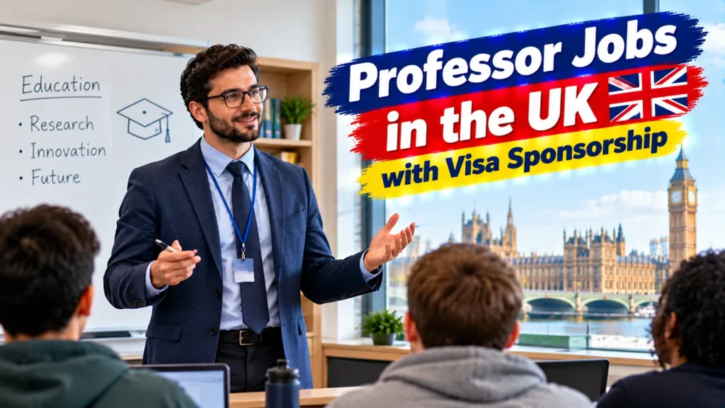 Professor Jobs in the UK with Visa Sponsorship