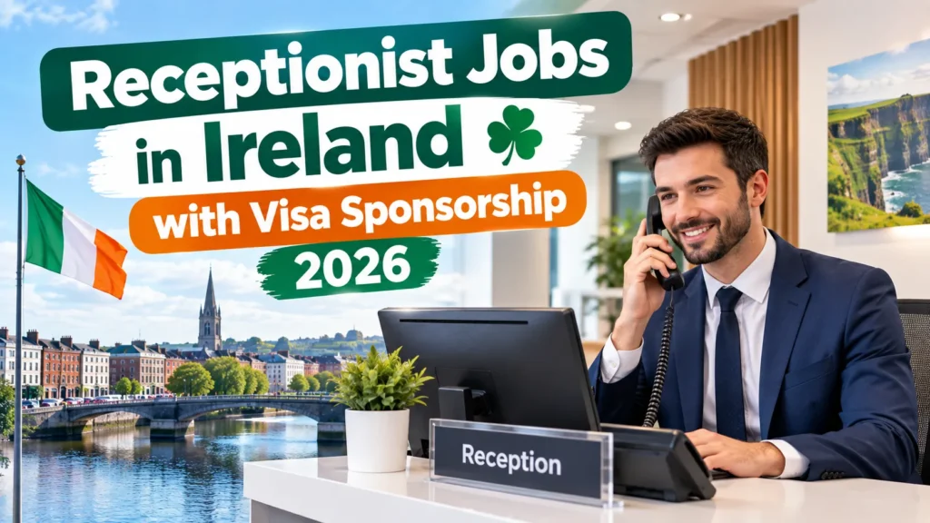 Receptionist Jobs in Ireland with Visa Sponsorship 2026