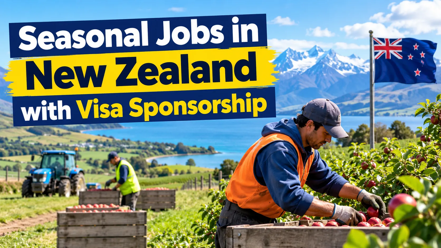 Seasonal Jobs in New Zealand with Visa Sponsorship