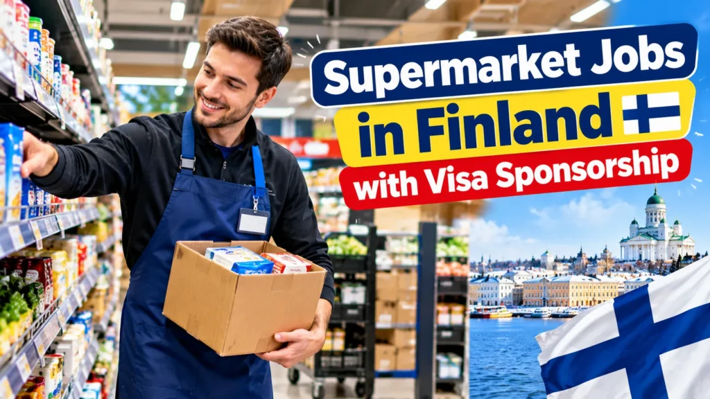 Supermarket Jobs in Finland with Visa Sponsorship