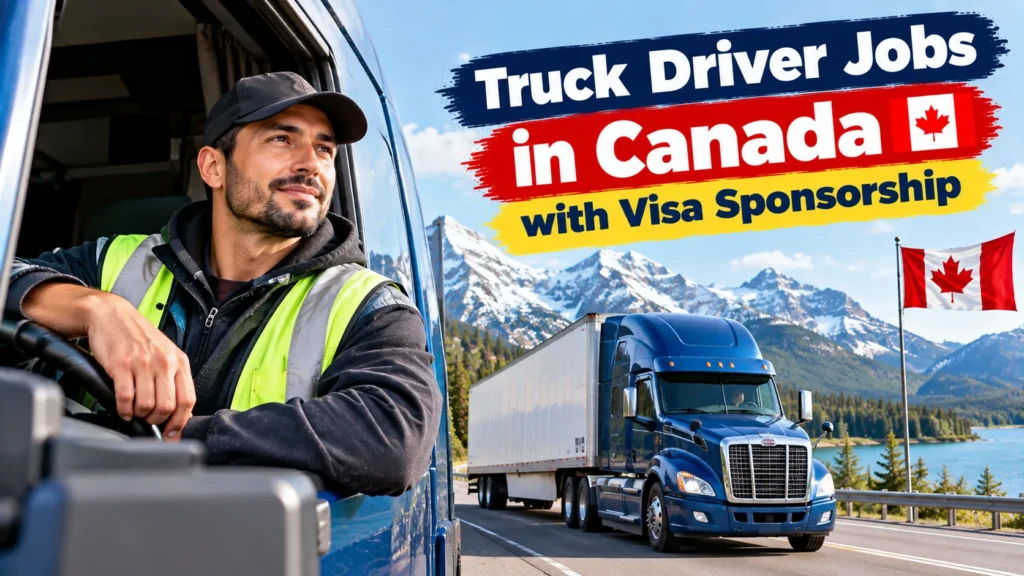 Truck Driver Jobs in Canada with Visa Sponsorship