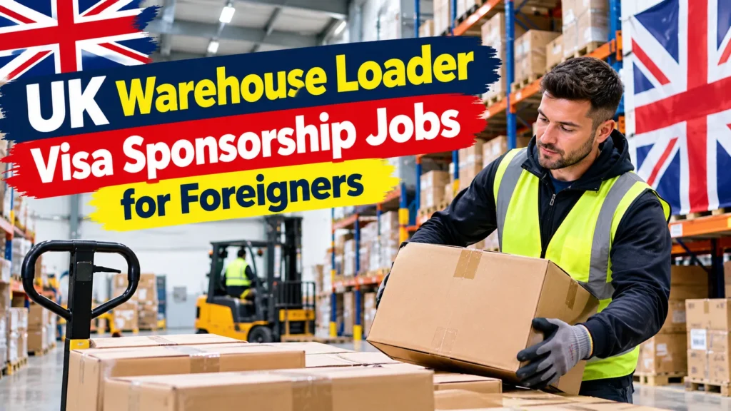 UK Warehouse Loader Visa Sponsorship Jobs for Foreigners