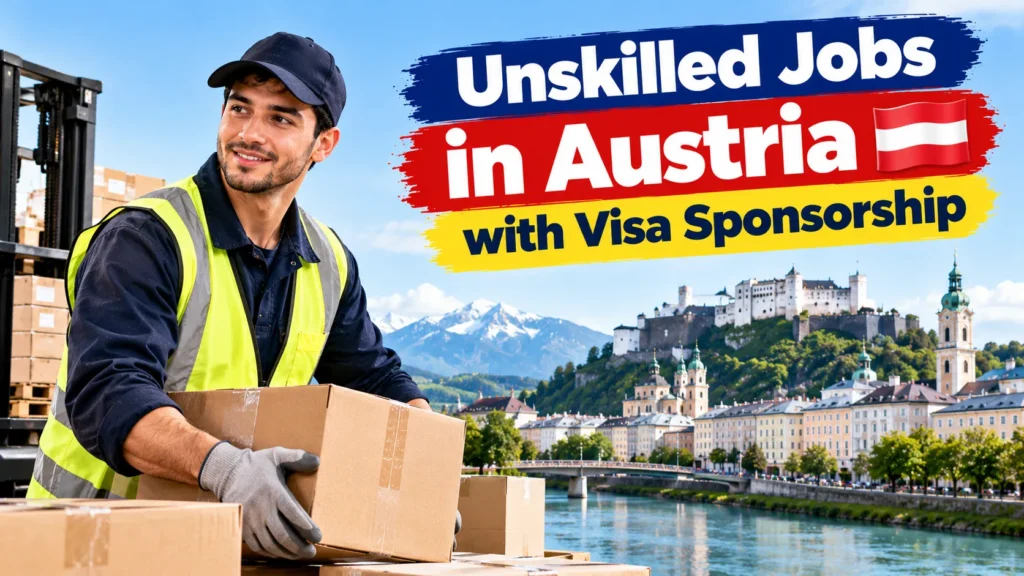 Unskilled Jobs in Austria with Visa Sponsorship