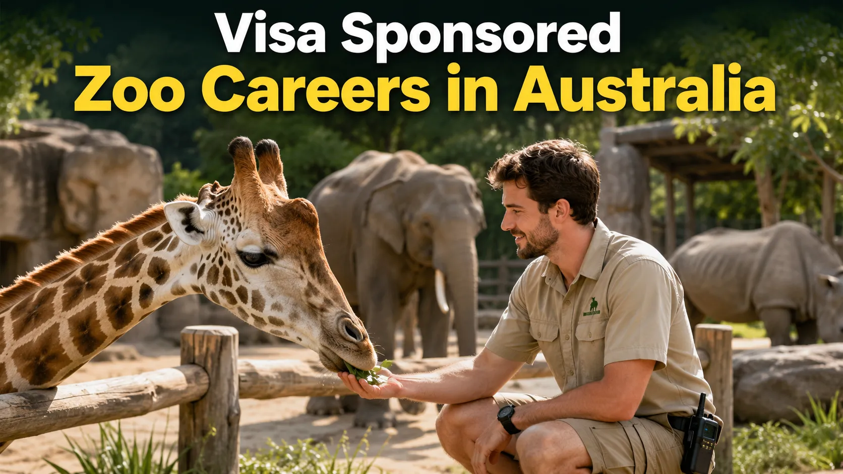 Visa Sponsored Zoo Careers in Australia