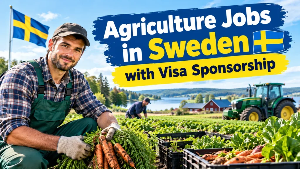Agriculture Jobs in Sweden with Visa Sponsorship